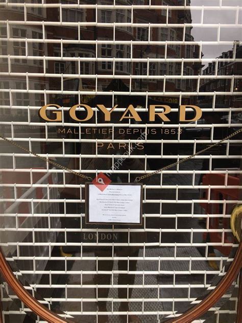 goyard london email address|Goyard London location.